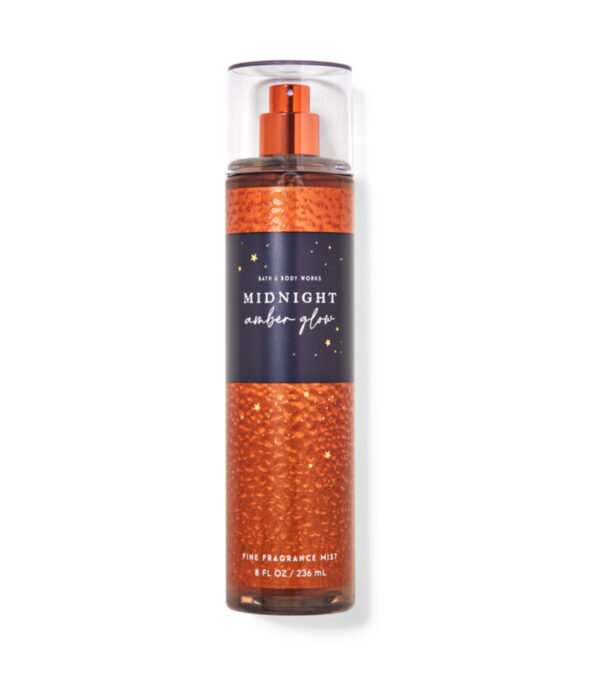 bath and body works MIDNIGHT AMBER GLOW mist باث اند بادي مست للجسم