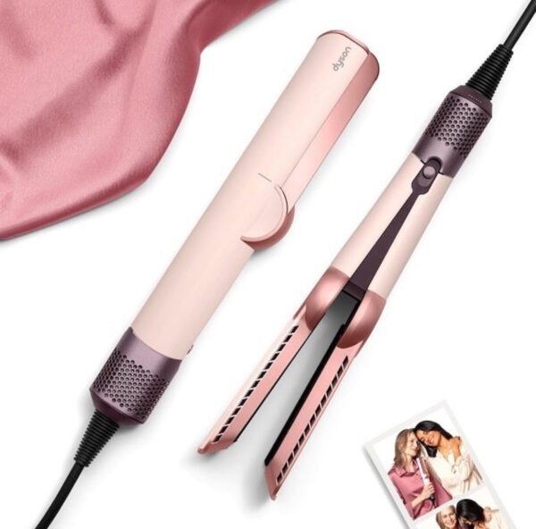 DYSON Limited Edition Airstrait Straightener in Pink and Rose Gold دايسون جهاز فرد الشعر باللون الروز كولد باصدار محدود