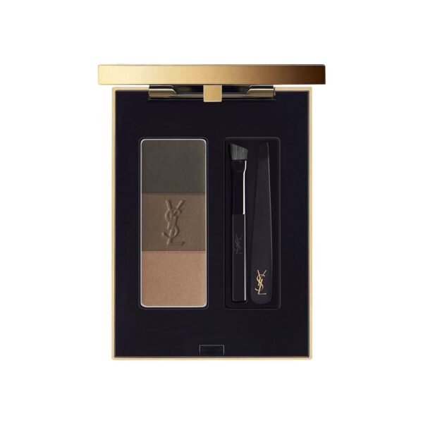 YVES SAINT LAURENT Couture Brow Palette - All-In-One Eyebrow Kit 3-Colours واي اس ال باليت حواجب