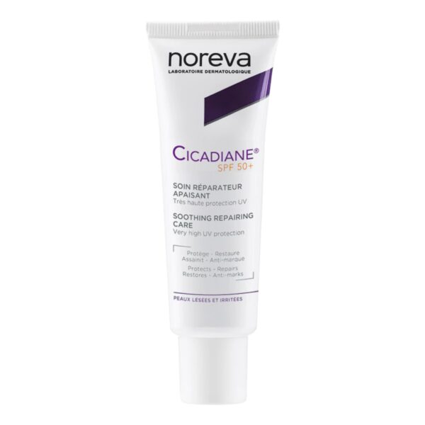 NOREVA CICADIANE Soothing repair treatment – ​​SPF50+ cream نوريفا واقي شمس كريمي علاج اصلاح مهدئ