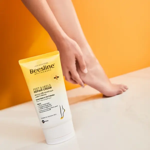 Beesline Feet & Heels Repair Cream كريم العناية بتشققات القدم مع مبرد قدم