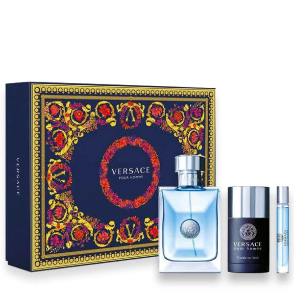 VERSACE POUR HOMME GIFT SET مجموعة هدايا أنيق للرجال