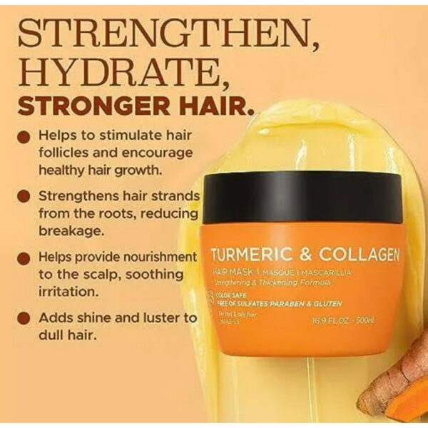 Luseta Turmeric & Collagen Hair Mask لوسيتا ماسك الشعر بالكركم والكولاجين