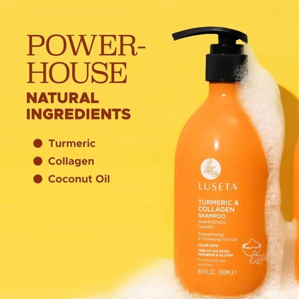 Luseta Hair Growth Shampoo with Turmeric & Collagen شامبو لوسيتا لنمو الشعر بالكركم والكولاجين