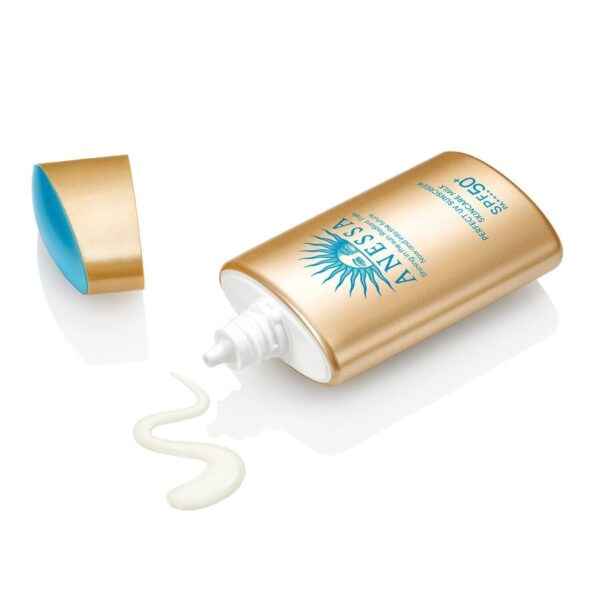 Anessa Perfect UV Skin Care Body Milk - SPF50, 60ml حليب للعناية بالبشرة بالأشعة فوق البنفسجية من أنيسا - عامل حماية من الشمس SPF50