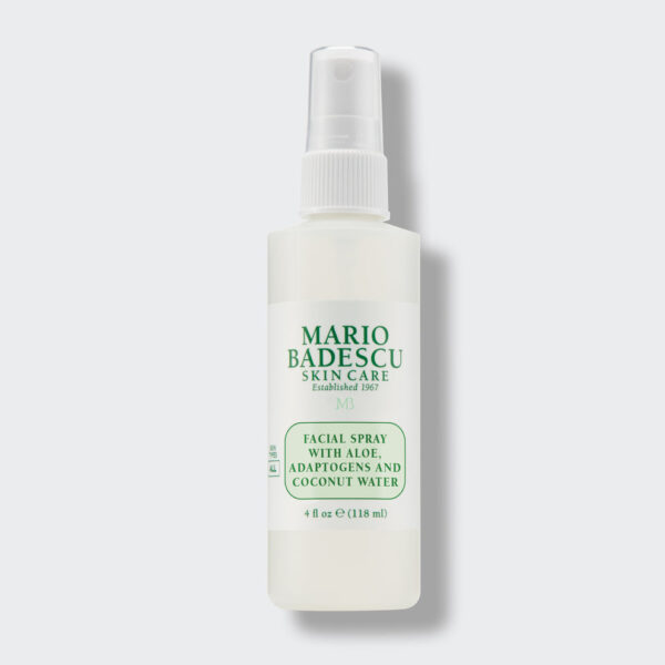 MARIO BADESCU FACIAL SPRAY WITH ALOE, ADAPTOGENS AND COCONUT WATER 118ml ماريو باديسكو رذاذ الوجه بالالوفيرا وجوز الهند