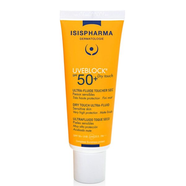 ISISPHARMA UVEBLOCK SPF50+ Ultra Fluid Dry Touch اسس فارما واقي حماية من الشمس