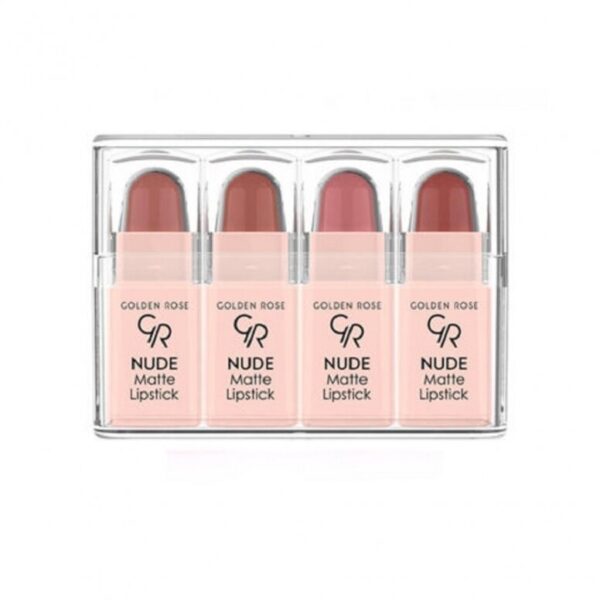 Golden Rose | Nude Matte Lipstick Mini كولدن روز احمر شفاه نود مني