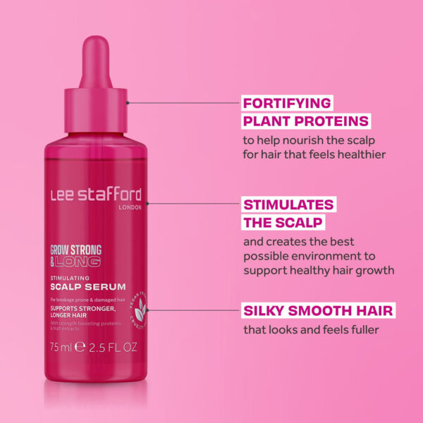 LEE STAFFORD Grow Strong & Long Stimulating Scalp Serum مصل فروة الرأس المحفز طول ومقوي