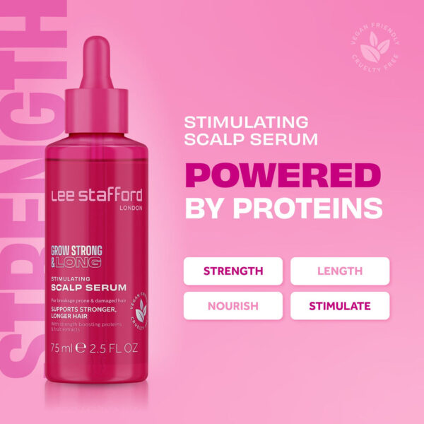 LEE STAFFORD Grow Strong & Long Stimulating Scalp Serum مصل فروة الرأس المحفز طول ومقوي