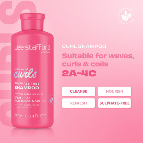 LEE STAFFORD For The Love Of Curls Custard SHAMPOO شامبو للشعر المجعد