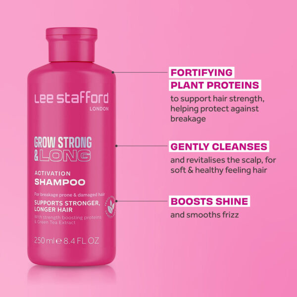 LEE STAFFORD Grow Strong & Long Activation Shampoo شامبو منشط قوي وطويل الأمد