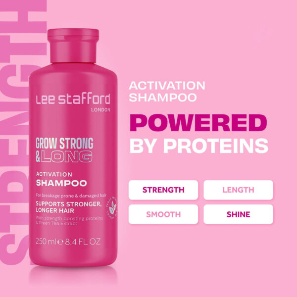 LEE STAFFORD Grow Strong & Long Activation Shampoo شامبو منشط قوي وطويل الأمد