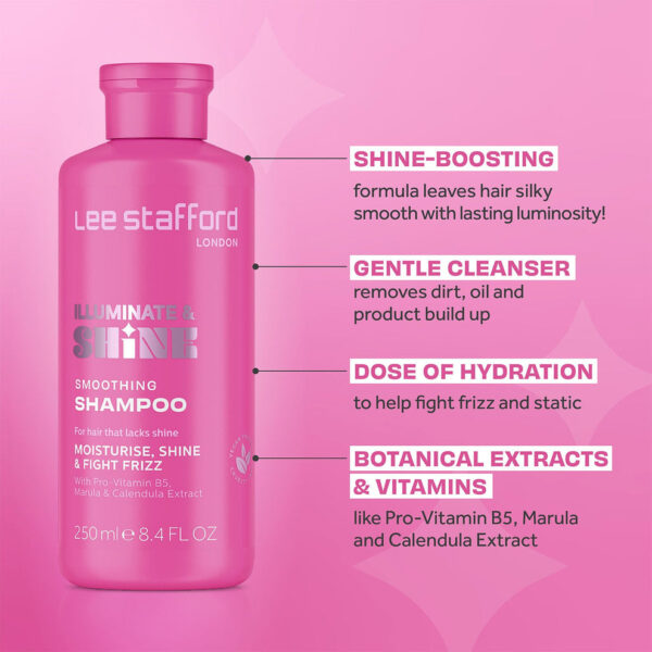 LEE STAFFORD Illuminate & Shine Smoothing Shampoo شامبو تنعيم وتألق