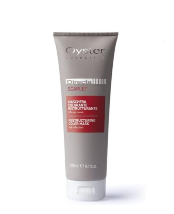 Oyster Directa Scarlet Restructuring Dye Mask - Tonalising - 250 ml قناع صبغة أويستر دايركتا سكارليت لإعادة هيكلة الشعر - توحيد اللون