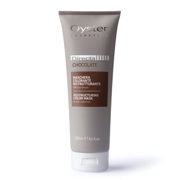 Oyster Directa Scarlet Restructuring Dye Mask - CHOCOLATE - 250 ml قناع صبغة أويستر دايركتا سكارليت لإعادة هيكلة الشعر - توحيد اللون