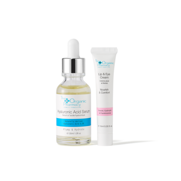 THE ORGANIC PHARMACY NOURISH AND PLUMP SKINCARE KIT ذا أوركنك فارمسي مجموعة العناية بالبشرة