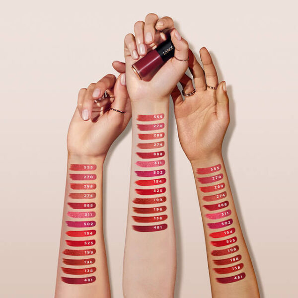 LANCÔME L’ABSOLU ROUGE DRAMA INK SEMI-MATTE LIQUID LIPSTICK لانكوم احمر شفاه سائل