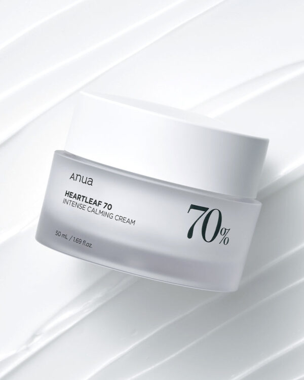 Anua HEARTLEAF 70% INTENSE CALMING CREAM كريم هارت ليف 70% المهدئ المكثف