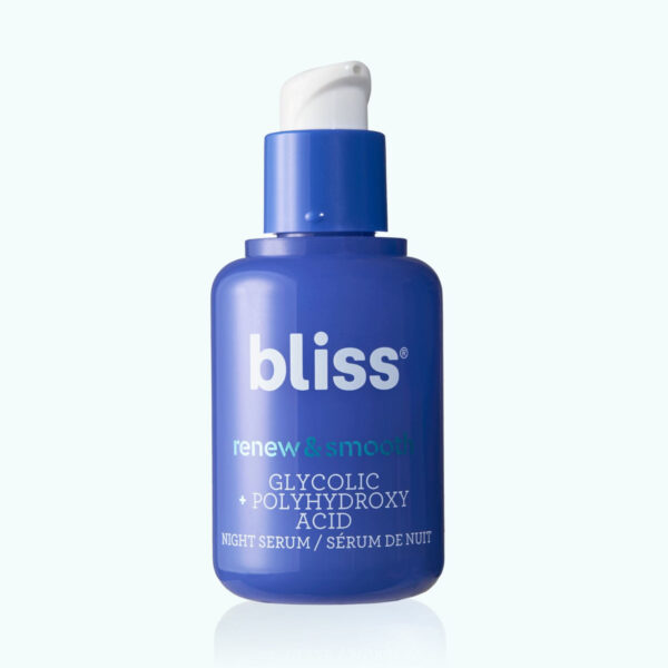 BLISS Renew & Smooth Night Glycolic Acid Serum 30ml كلير مصل حمض الجليكوليك الليلي المجدد والمنعم