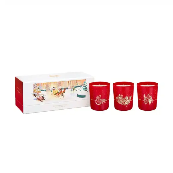 Parfums de Marly Parfums de Marly Festive Scented Candles Gift Set 3 x 75g ديمارلي مجموعة شموع معطرة