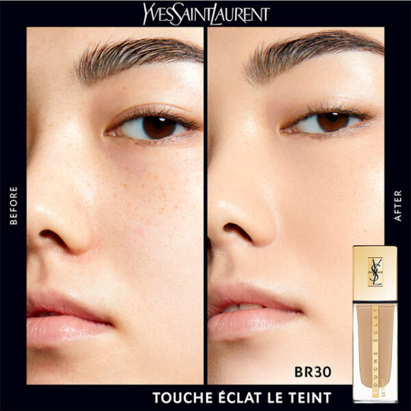 Yves Saint Laurent TOUCHE ÉCLAT LE TEINT Glow Liquid Foundation كريم أساس مرطب للبشرة