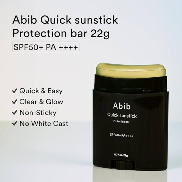 Abib Quick Sunstick Protection Bar SPF50+ 22g ابيب عصا حماية من الشمس