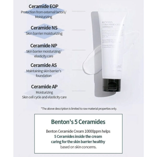 Benton Ceramide Cream 10000ppm بنتون كريم سيراميد 10000 جزء في المليون