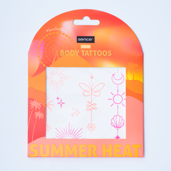 SENCE BODY TATTOS SUMMER HEAT سينس وشوم للجسم مؤقتة