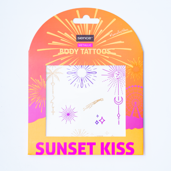 SENCE BODY TATTOS SUMMER KISS سينس وشوم للجسم مؤقتة