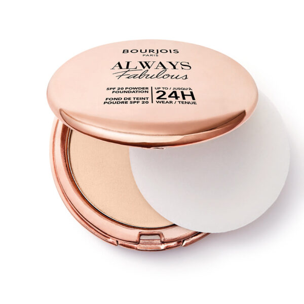 BOURJOIS POUDRE ALWAYS FABULOUS Spf 20 Powder Foundation برجواز بودرة مضغوطة للبشرة