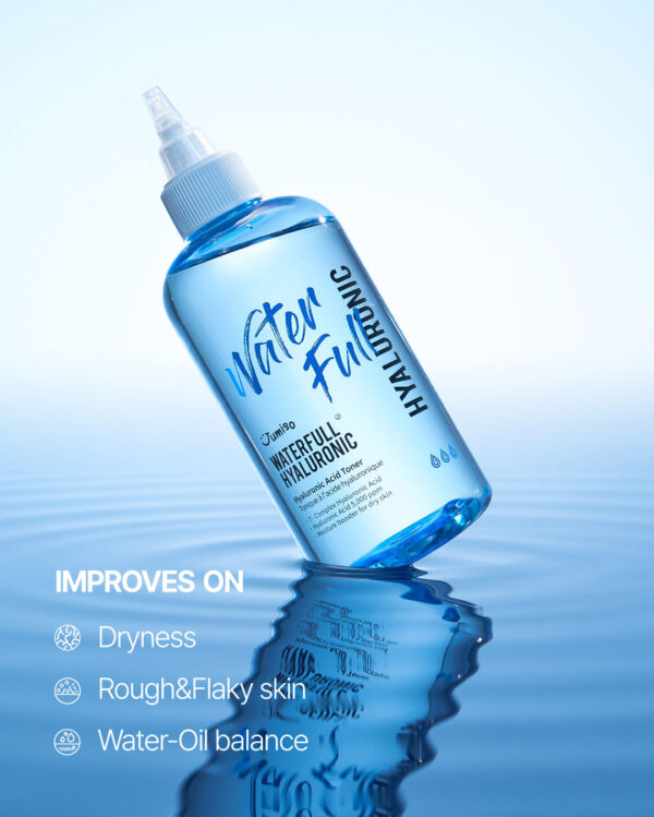 JUMISO Waterfull Hyaluronic Toner 250mlتونر بالهايلرونك أسد مرطب للبشرة