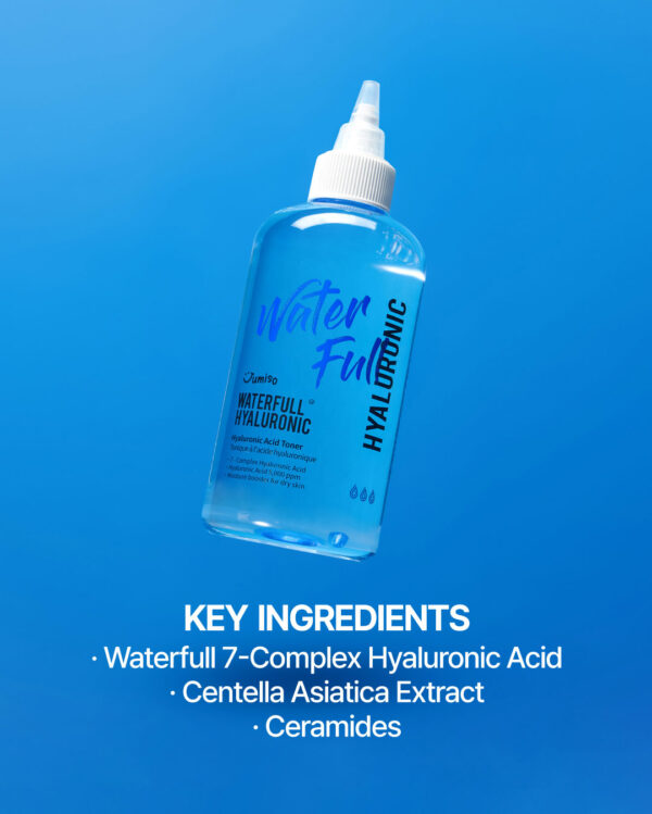 JUMISO Waterfull Hyaluronic Toner 250mlتونر بالهايلرونك أسد مرطب للبشرة