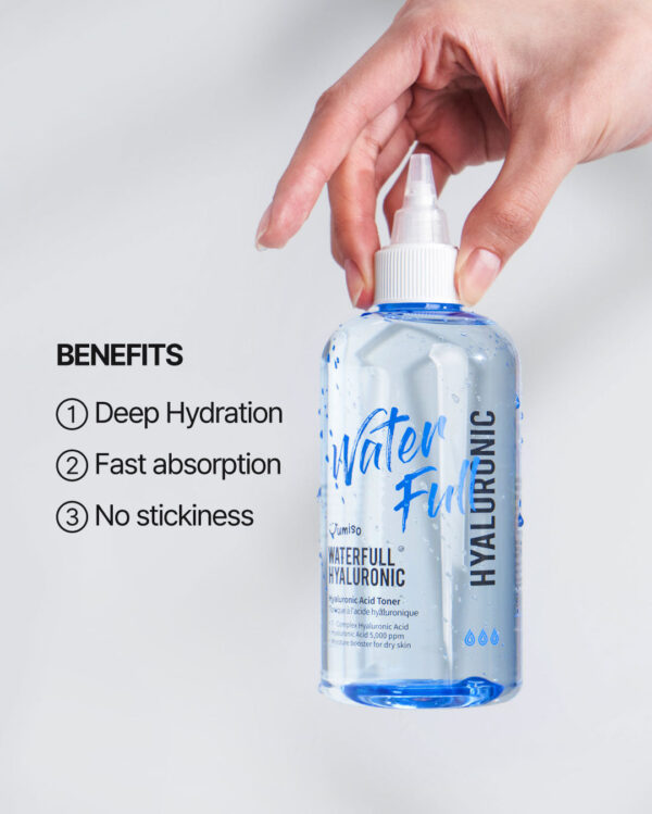 JUMISO Waterfull Hyaluronic Toner 250mlتونر بالهايلرونك أسد مرطب للبشرة