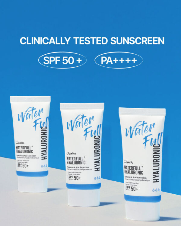 JUMISO Waterfull Hyaluronic Acid Sunscreen SPF50+ PA+ واقي شمس بالهايلرونك أسد للبشرة