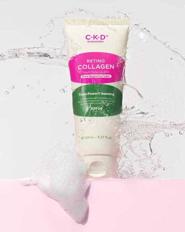 CKD Retino Collagen Small Molecule 300 Pore Cleansing Foam 150mL غسول رغوي بالكولاجين للبشرة