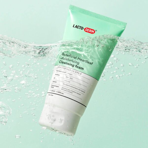 LACTO-DERM Beneficial Heartleaf Cleansing Foam 130ml غسول رغوي للبشرة