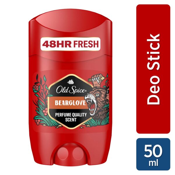 Old Spice Bearglove Antiperspirant Deodorant Stick 50ml أولد سبايس مانع تعرق - Image 2