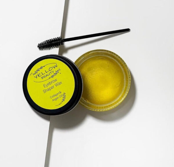 YELLOW BEAUTY EYE BROW SHAPER WAX جل واكس للحواجب