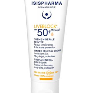 ISISPHARMA UVEBLOCK UVEBLOCK SPF50+ Mineral TINTED اسس فارما واقي حماية من الشمس ملون