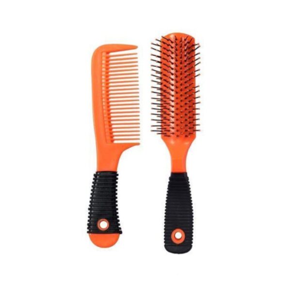 Elly 2-Piece Brush and Comb Set - Hair Brush and Comb 0004 مجموعة فرشاة ومشط من قطعتين من إيلي