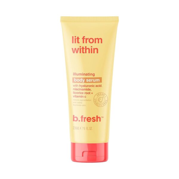 B.Fresh lit from within... illuminating body serum سيروم مضيء للجسم