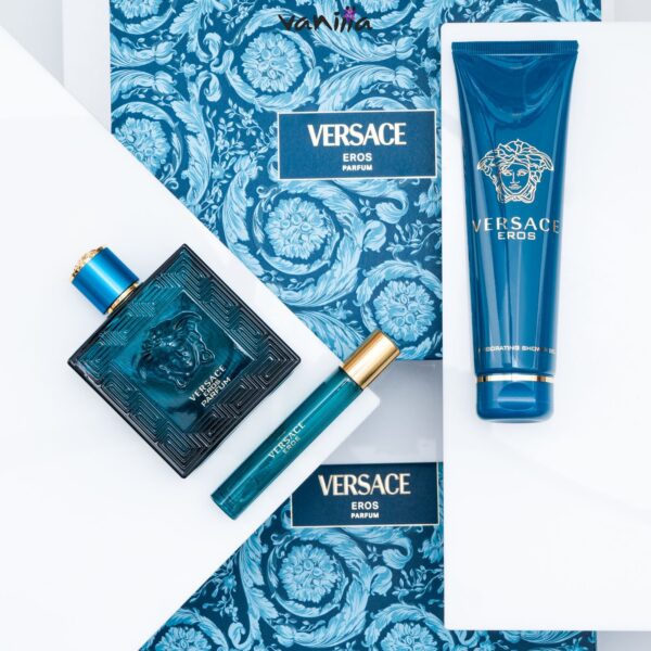 VERSACE Eros Parfum Gift Set فيرزاجي أيروس مجموعة هدايا للرجال