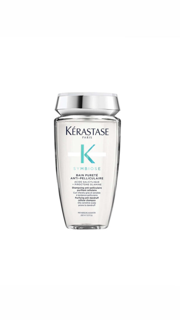 Kerastase Symbiose Bain Pureté Anti-Pelliculaire Purifying Anti-Dandruff Cellular Shampoo 250ml كرستاس شامبو منقي مضاد للقشرة للفروة الدهنية