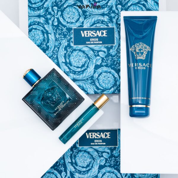 VERSACE Eros Eau de Parfum Gift Set فيرزاجي أيروس مجموعة هدايا للرجال