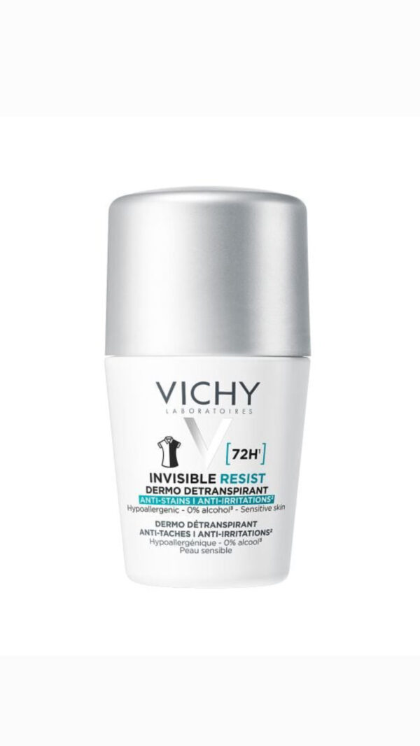 Vichy Invisible Resist 72h Roll-On Deodorant 50ml فيجي رول مزيل تعرق