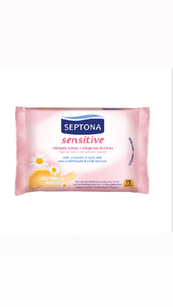 SEPTONA SEPTONA INTIMATE WIPES SEPTONA SENSITIVE مناديل رطبة للمناطق الحساسة