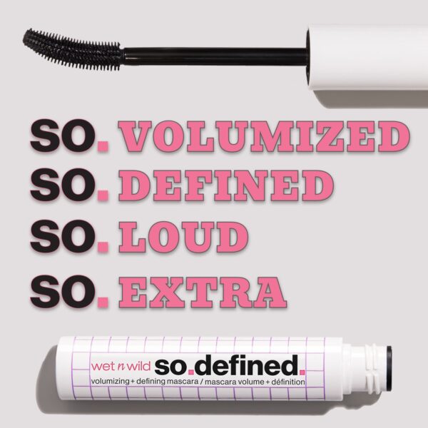 WET N WILD SO DEFINED VOLUMIZING + DEFINING MASCARA ويت اند وايلد ماسكارا