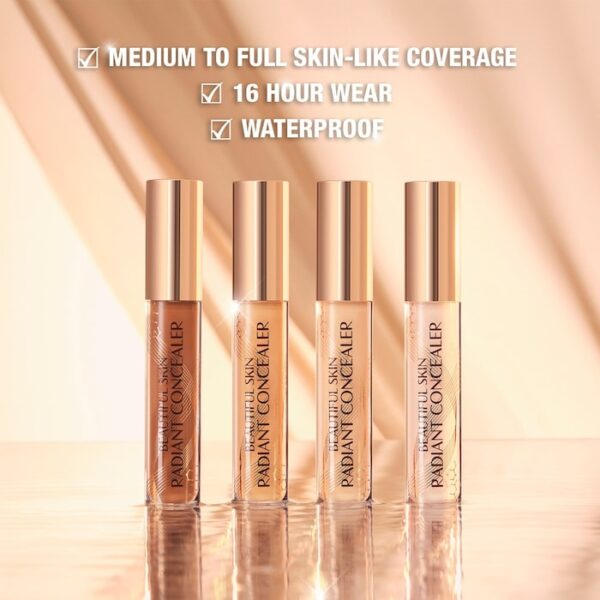 Charlotte Tilbury Beautiful Skin Medium to Full Coverage Radiant Concealer with Hyaluronic Acid شارلوت تيلبوري كونسيلر