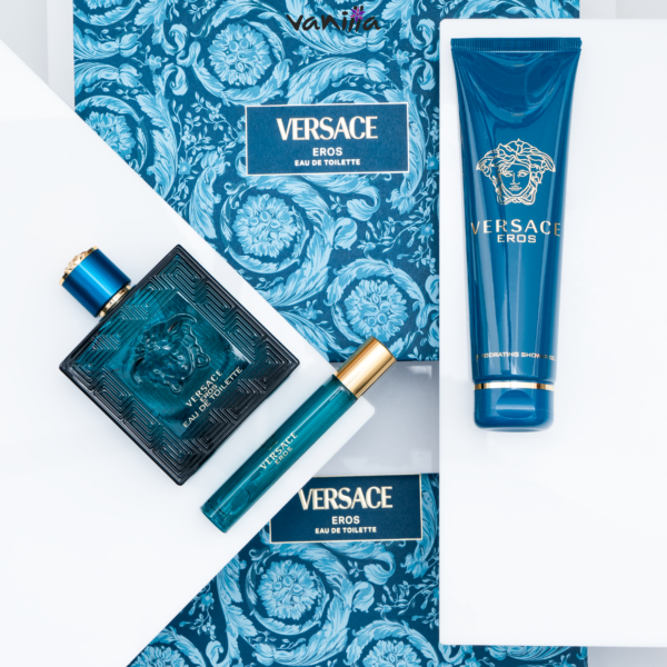 VERSACE Eros 100ml Eau De Toilette Gift Set فيرساتشي سيت هدايا للرجال